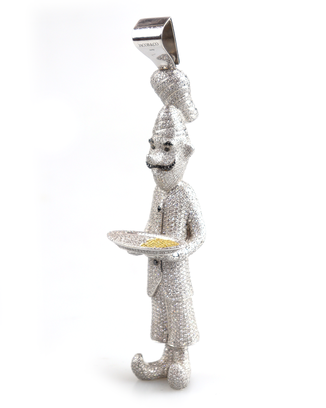 "JACOB&amp;CO" Curry Up White Gold &amp; Diamond Pendant