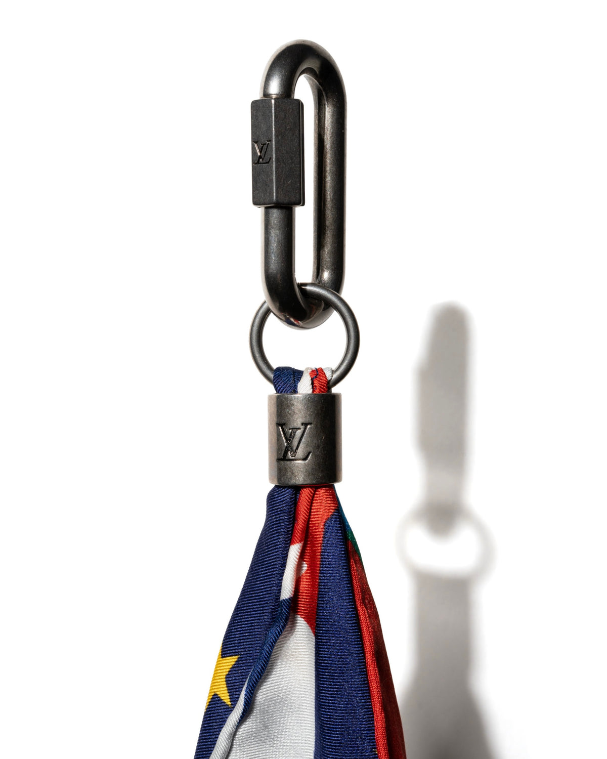 Bijoux Sac Flags Charm Silk Multicolor