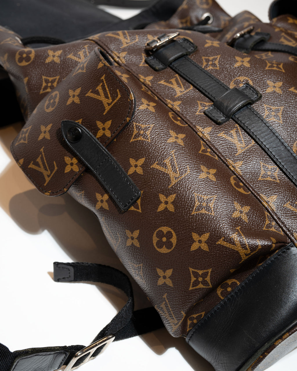 Christopher MM Monogram Macassar Backpack